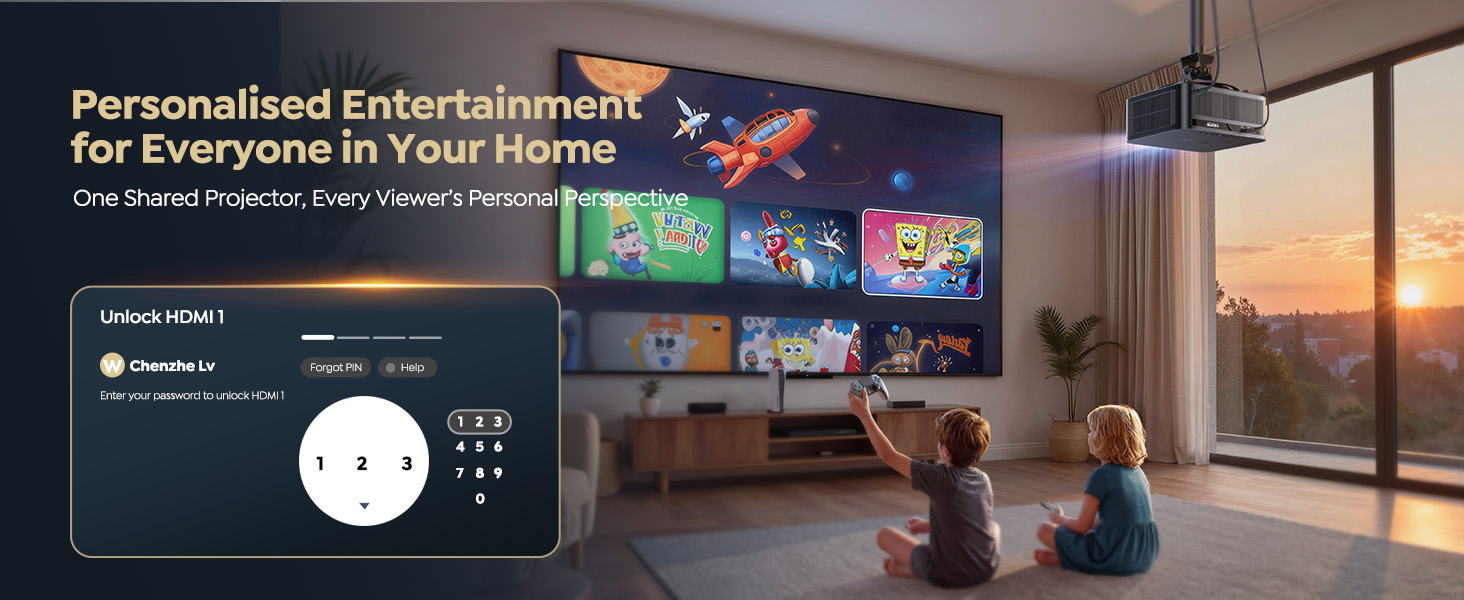 WiMiUS G2 Official Google TV 14.0 Projector