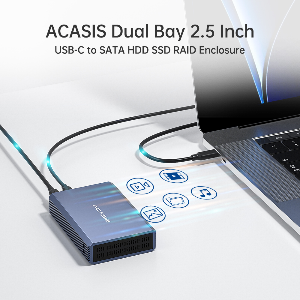 dual bay 2.5 inch HDD