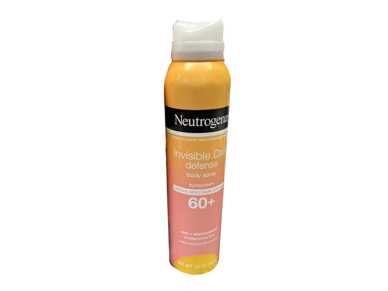 Neutrogena Corporation Invisible Daily Defense Sunscreen Spray SPF 60+ 5oz