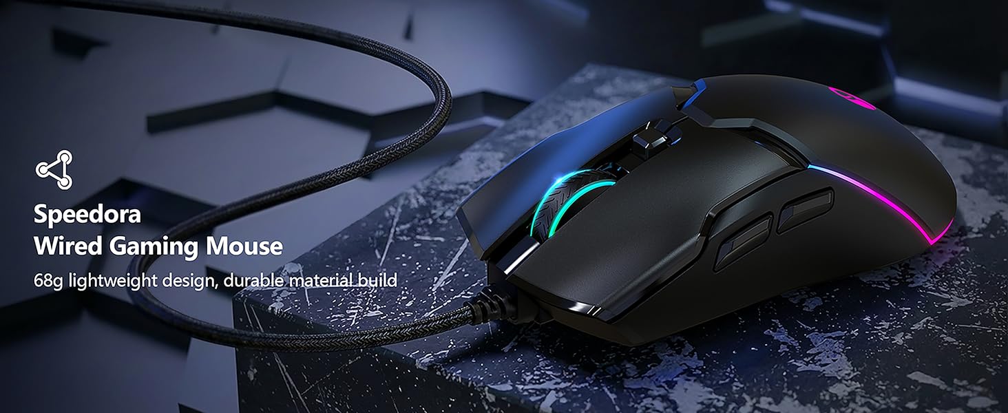 Enjoy lasting comfort with this ergonomic mouse: