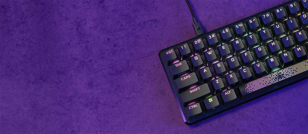 Corsair K65 PRO Mini RGB 65% Optical-Mechanical Wired Gaming Keyboard