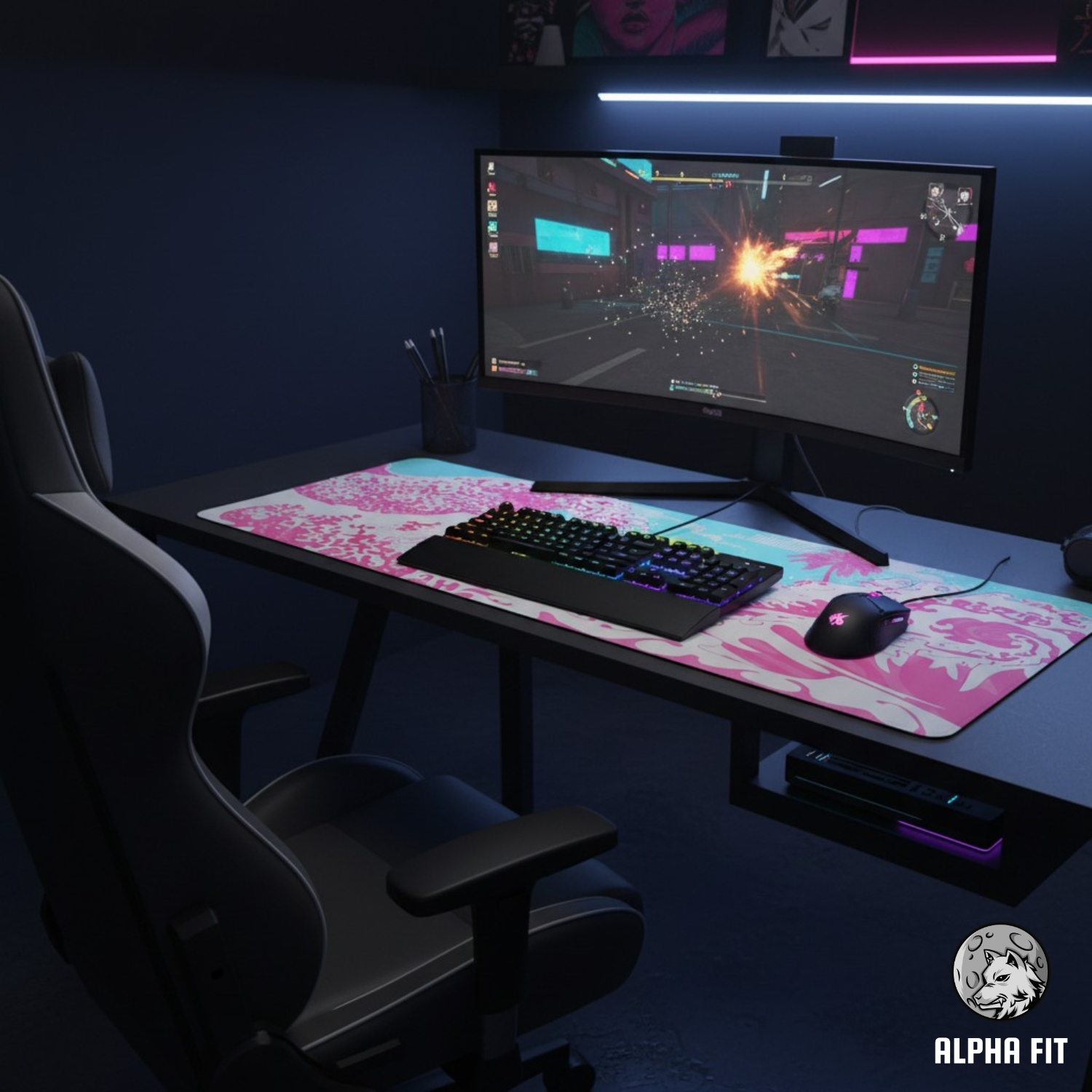 Gaming mousepad xxl mousepad xl glass mousepad artisan mousepad pink mousepad Japanese large