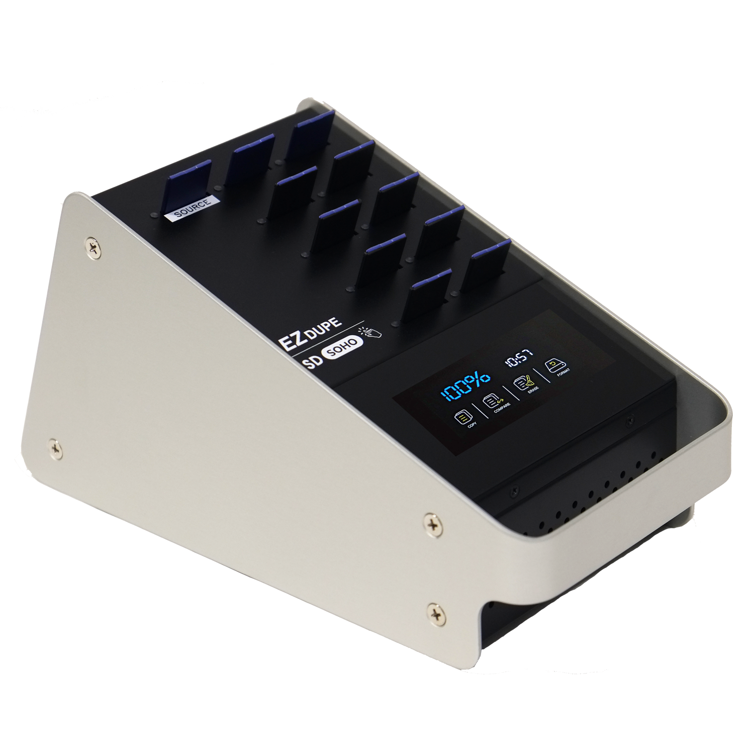 EZ Dupe SOHO SD MicroSD Duplicator and Eraser Touchscreen