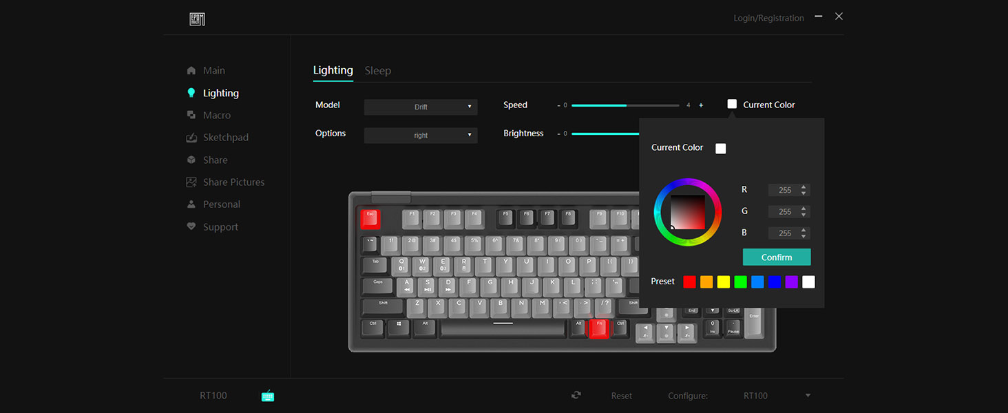 rgb backlit mechancial gaming keyboard
