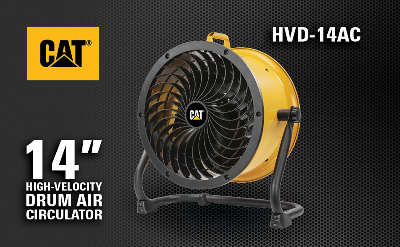CAT 14-inch High-Velocity Drum Fan - Yellow