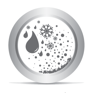 6.5in Weatherproof 2-Way Speakers with Wall Mount Bracket (Pair White)