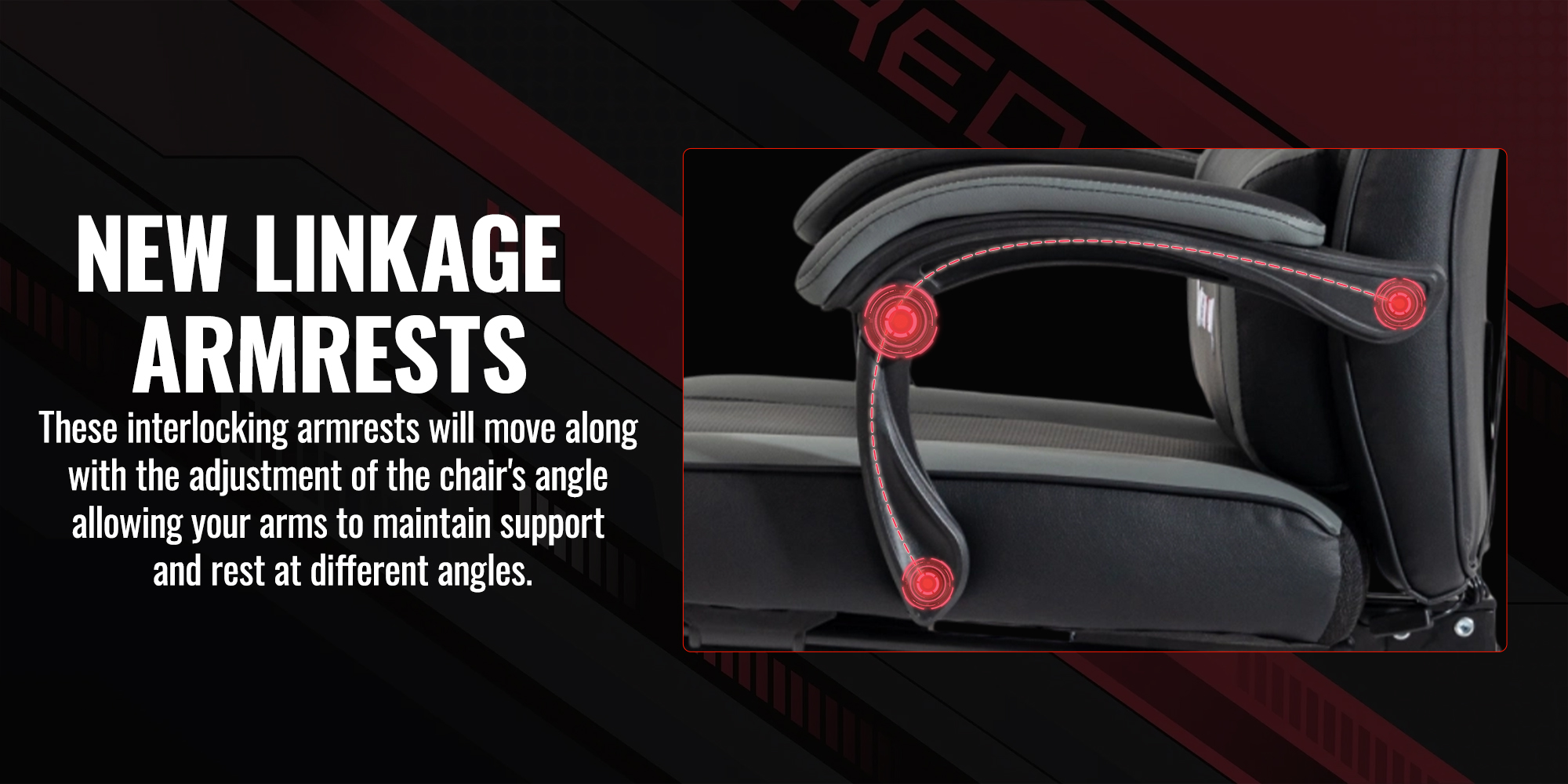 NEW LINKAGE ARMRESTS