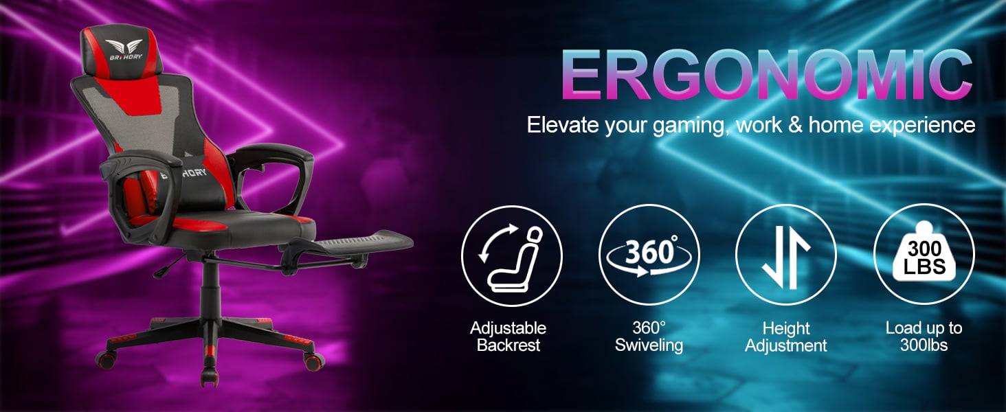 ERGONOMIC GAMING CHAIR