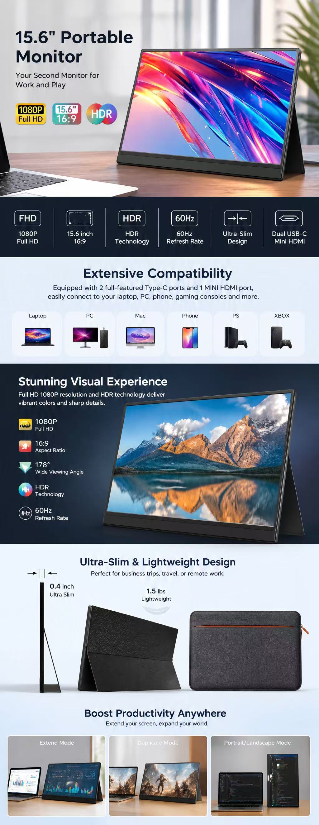 15.6in 1080p