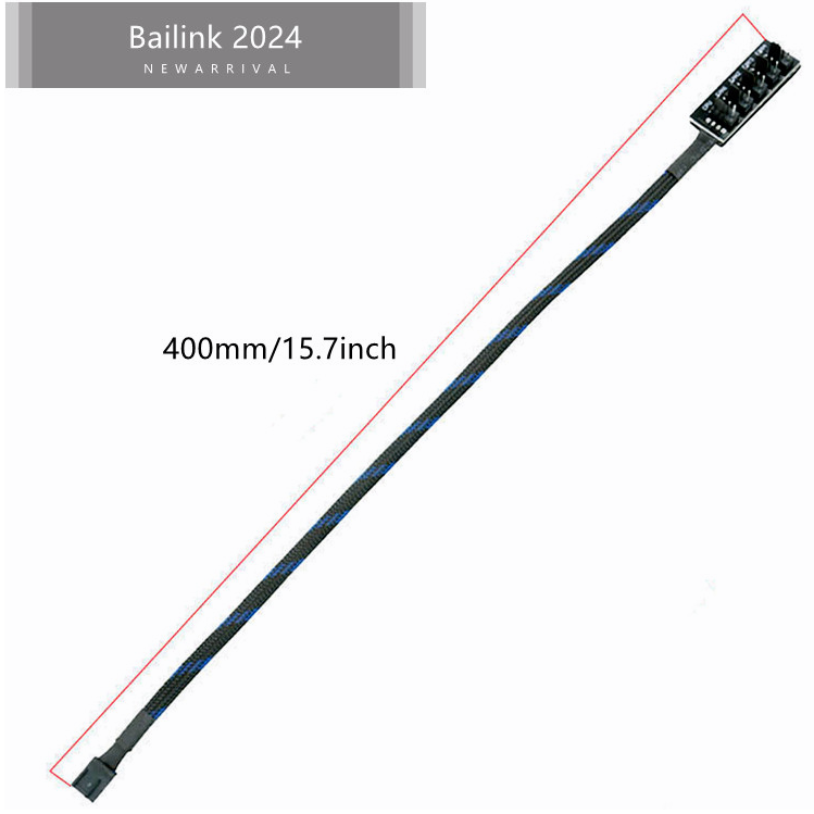 Excellent 4-pin PWM 1 to 5 splitter fan power supply extension cable for PC computer motherboard fan