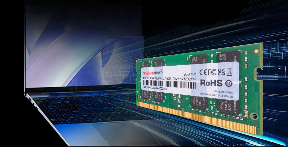 Kingbank 16GB or 32GB 260-Pin DDR4 SO-DIMM DDR4 3200 (PC4 25600) Laptop Memory