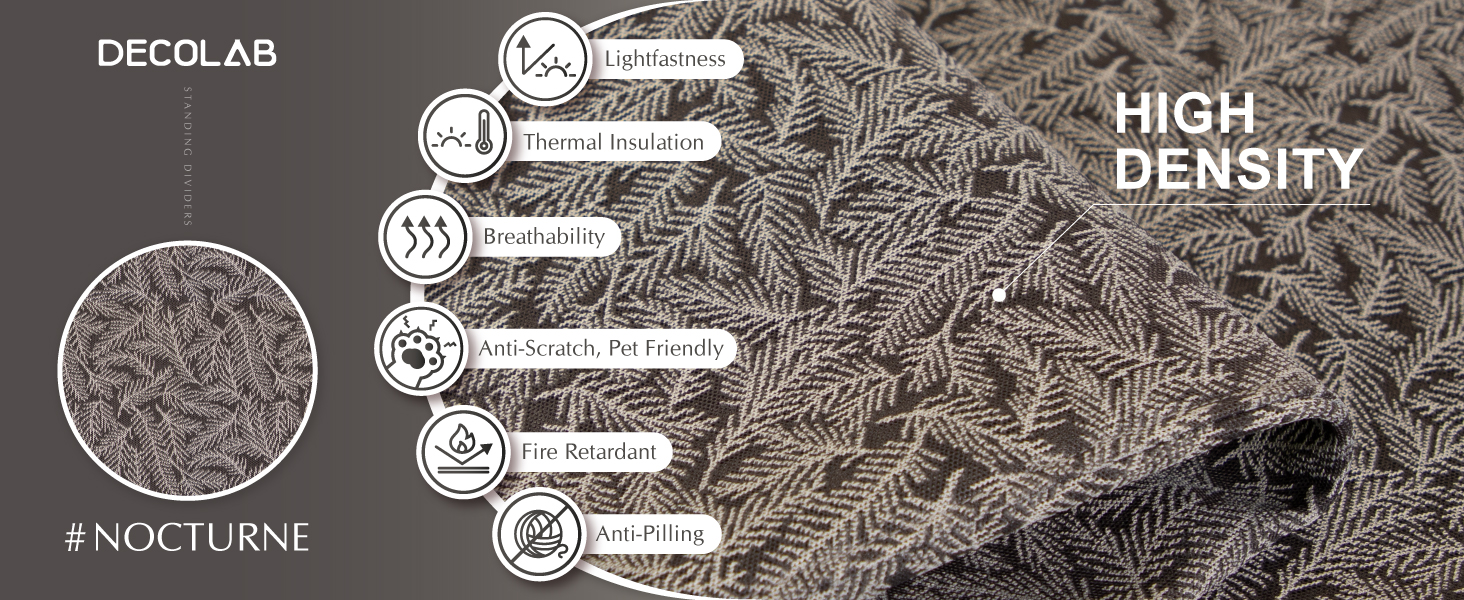 standing divider fabric sleeve feature