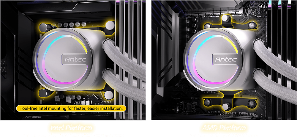 Antec Skeleton Matrix 360 ARGB White Liquid CPU Cooler