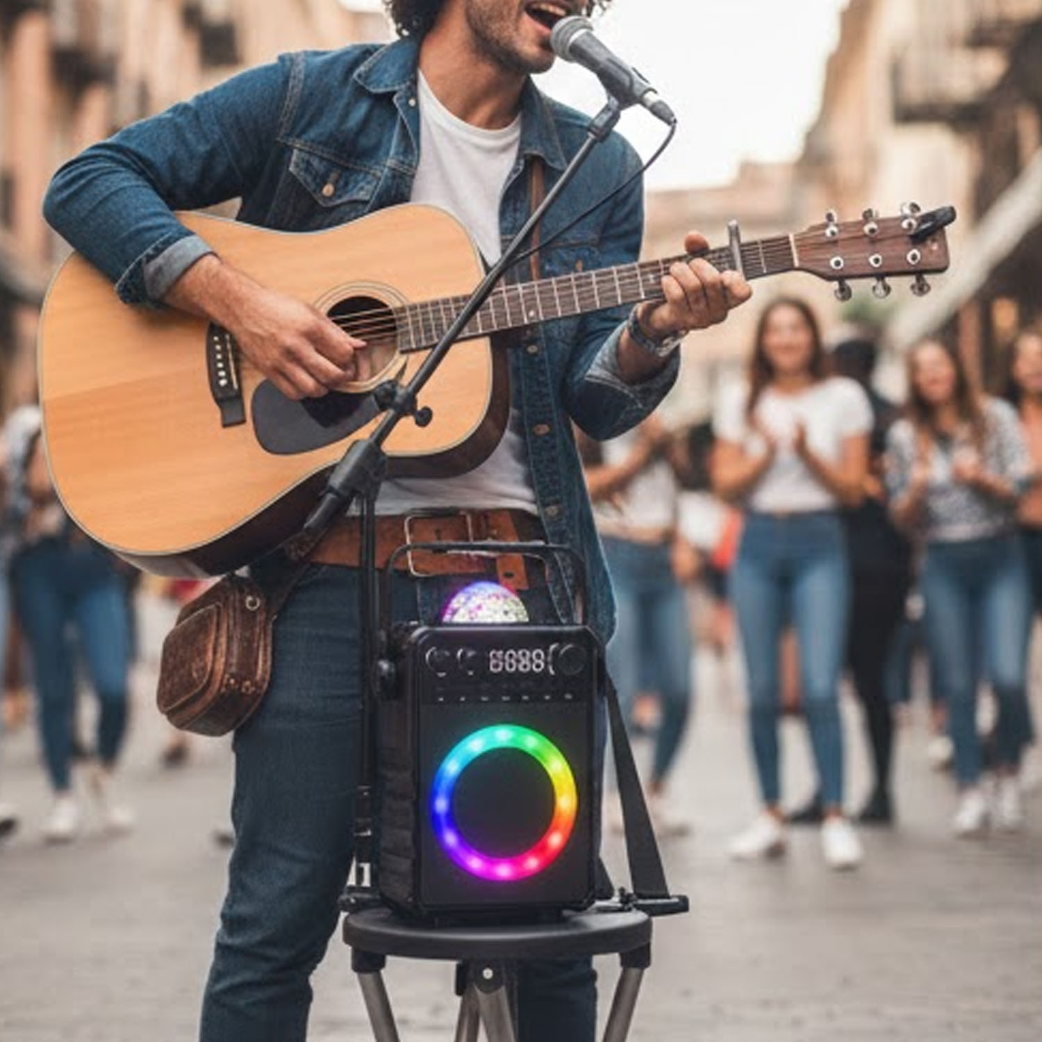Portable Bluetooth Karaoke Speaker