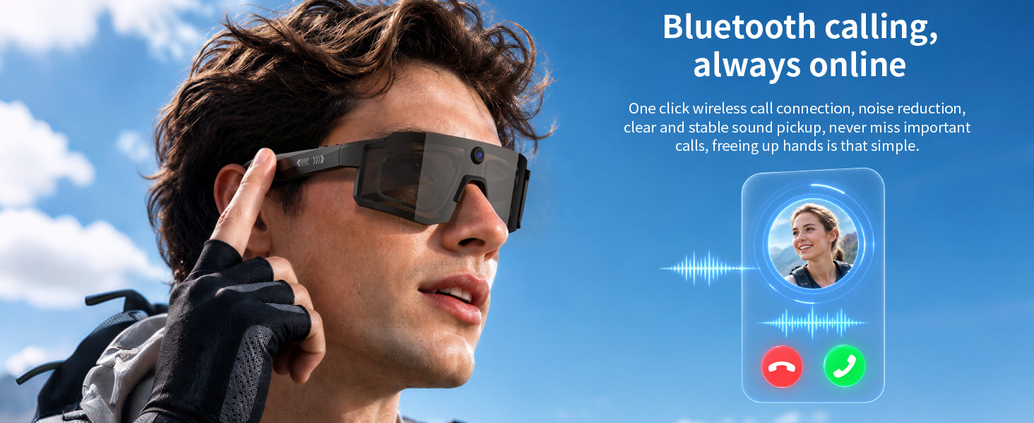 Hands Free Calling Glasses