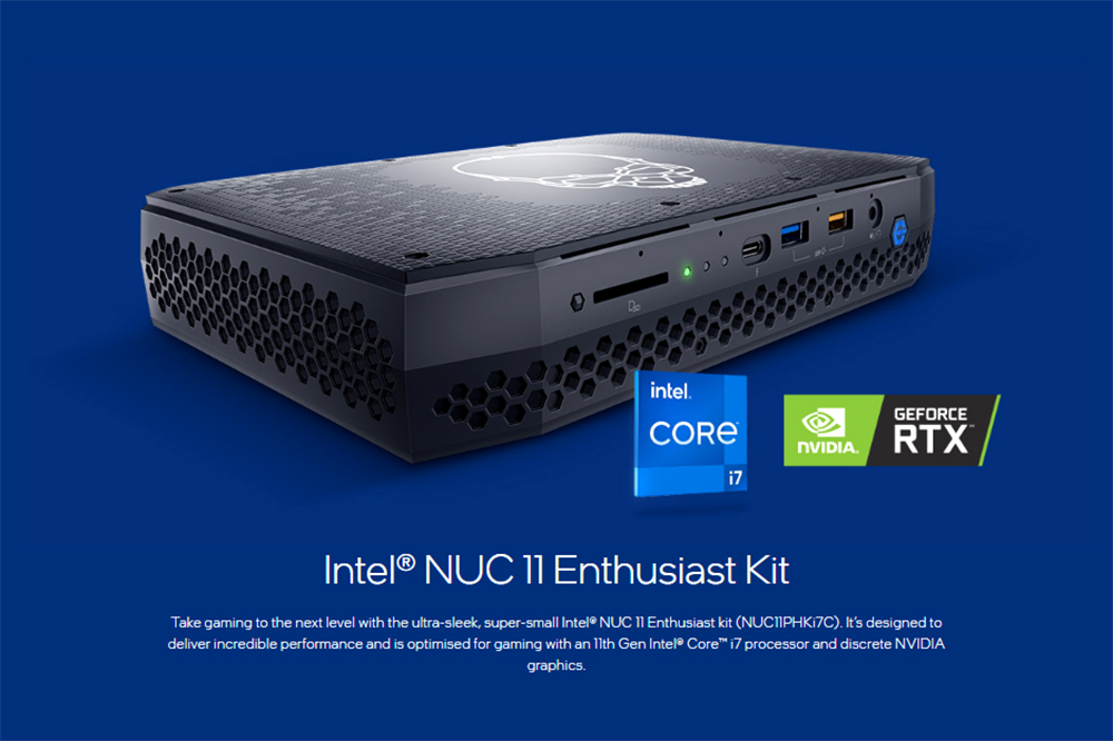 NEW for 2024 NetFu Mini PC, Intel Core i7 CPU, NVidia GTX1060 GPU Optional