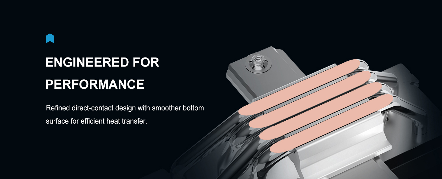 SAMA A40E Single-Tower CPU Air Cooler