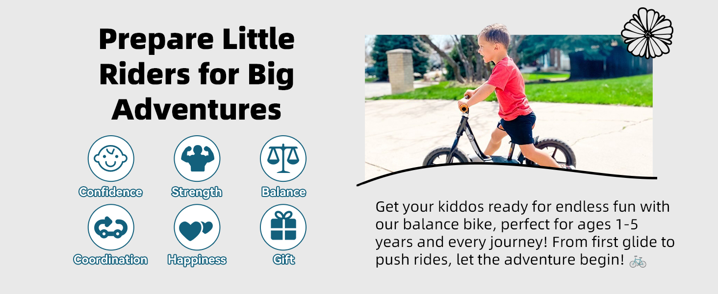kids balance bike kids bicycle toddler balance bike girls boys children footrest gifts