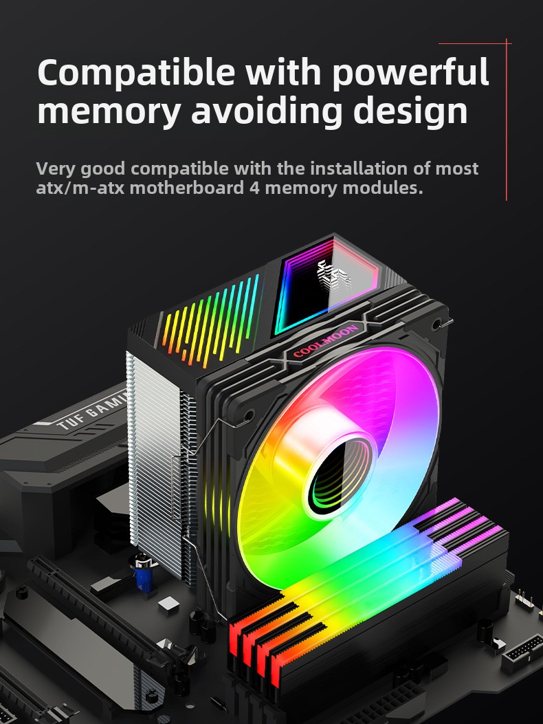 CPU Cooler with Temperature Display