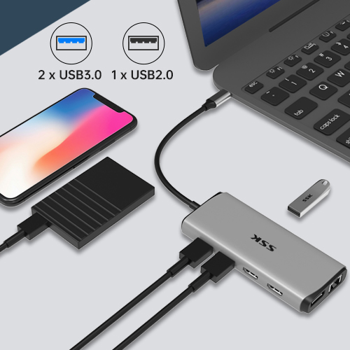 USB C Docking Station 3 Monitors