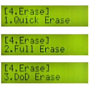 Erase Modes
