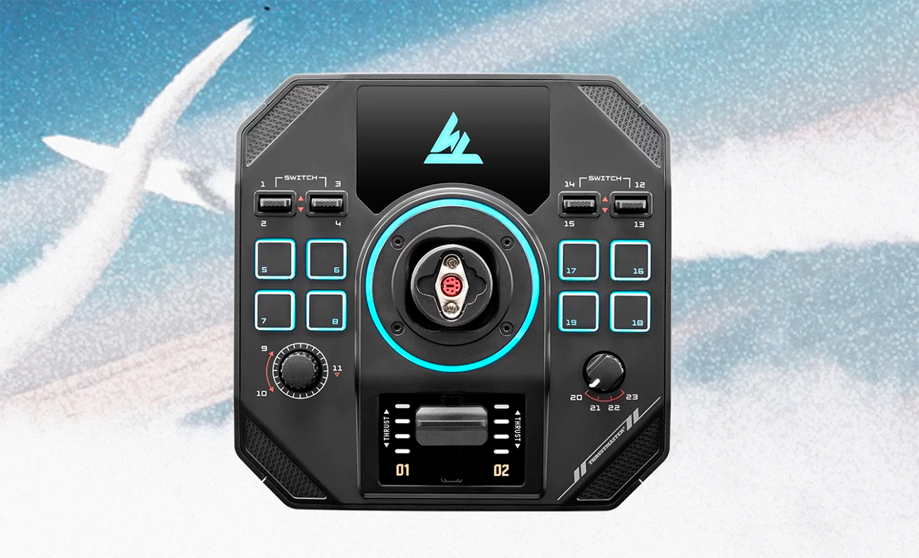 Thrustmaster Sol-R4 HOTAS - Joystick and Throttle for Flight Simulation