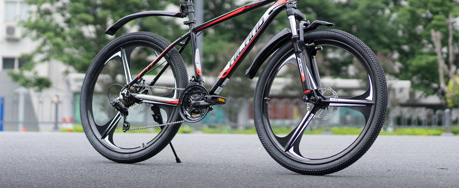 mountain bike MTB mountain bicycle men women adult 6 spoke 18 speed disc brake