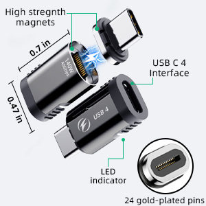 USB Type C Magnetic Adapter