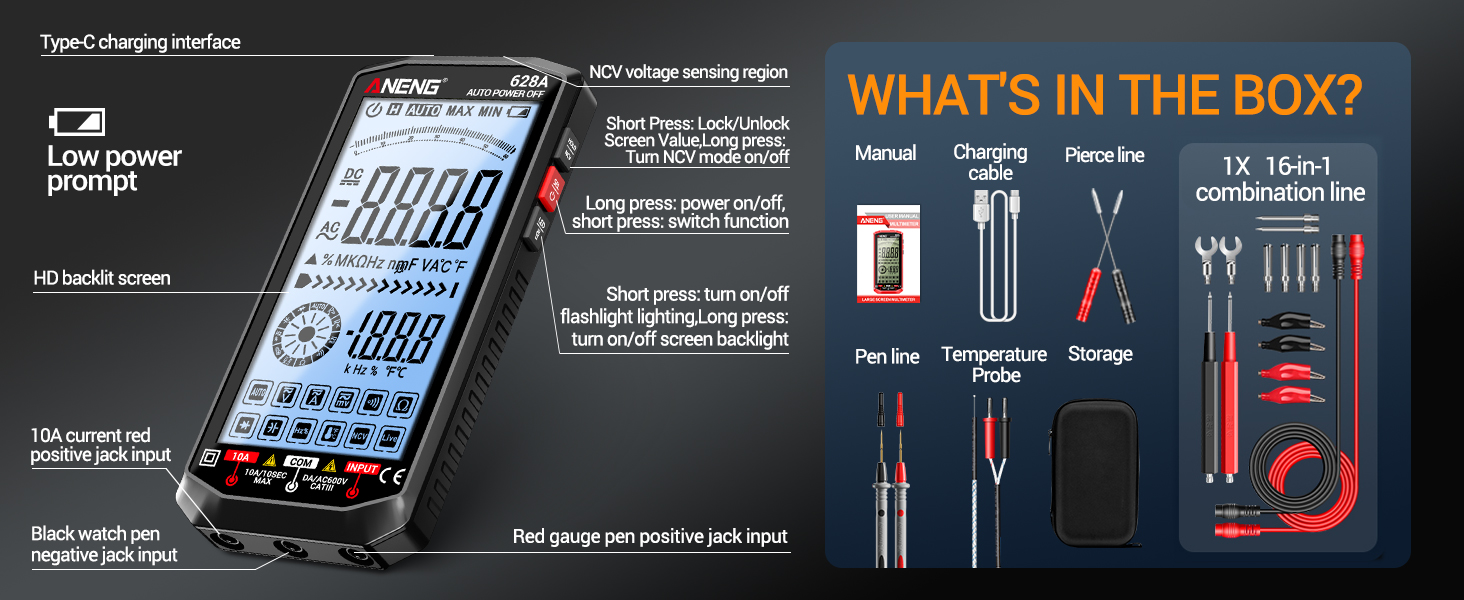 Rechargeable Multimeter