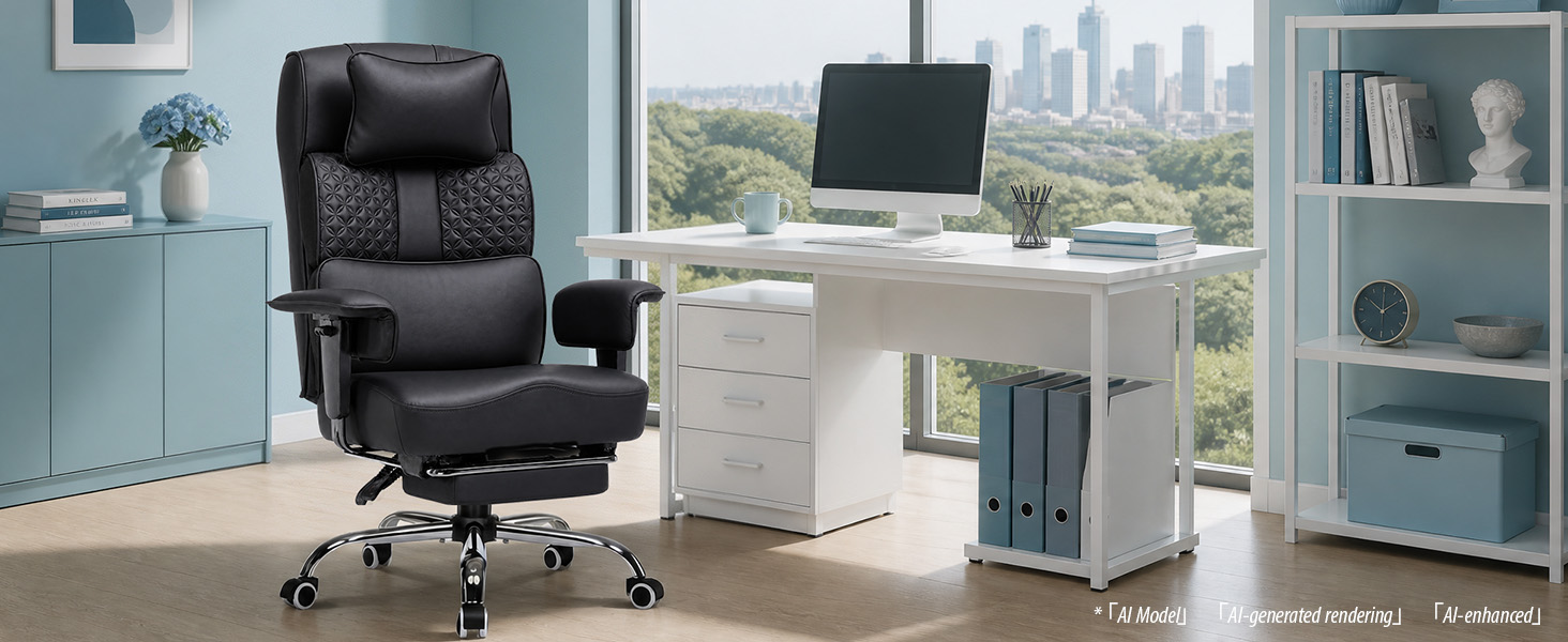 GTPLAYER Big and Tall Office Chair