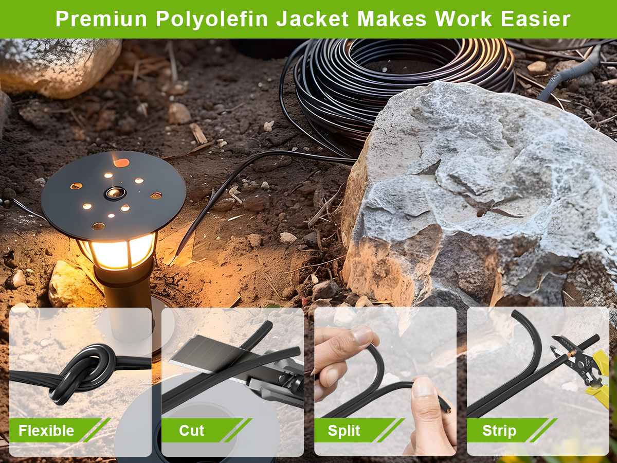 Premiun Polyolefin Jacket Makes Work Easier