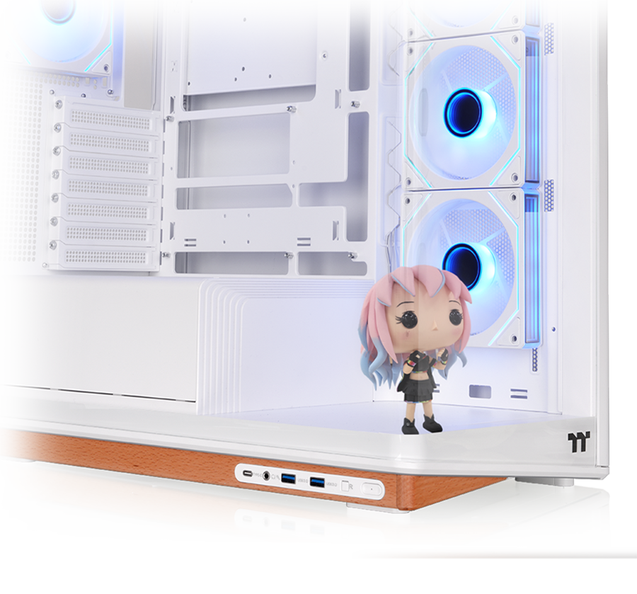 Thermaltake Stage 500 TG ARGB Mid Tower Chassis - Snow