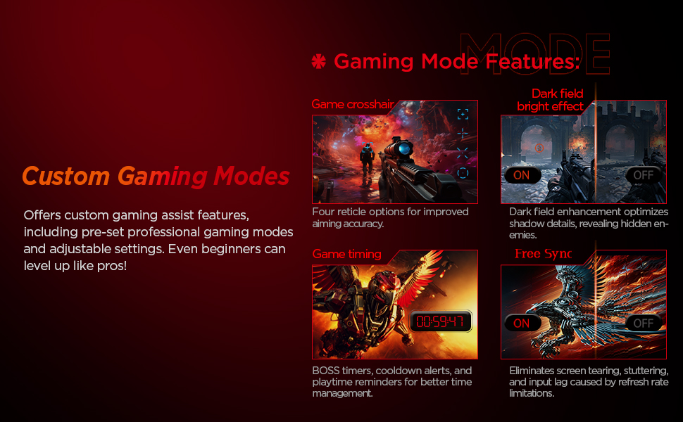 HKC G24H3D Gaming Computer Monitor