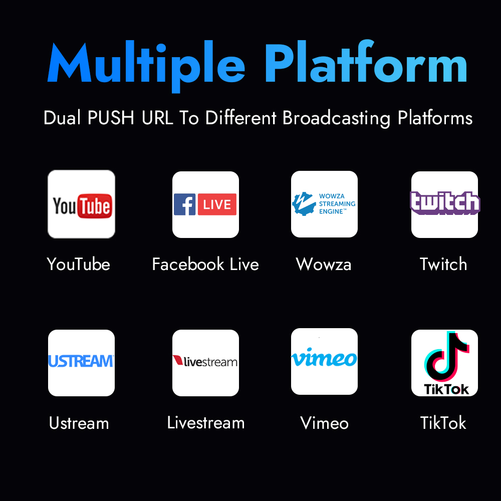 Multiple Broadcasting Platform