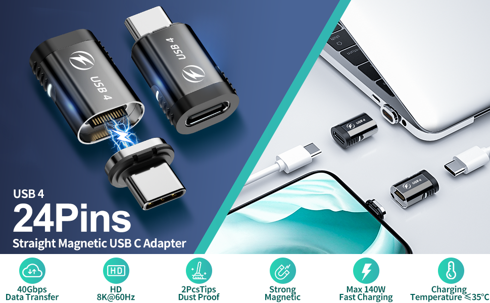 USB Type C Magnetic Adapter