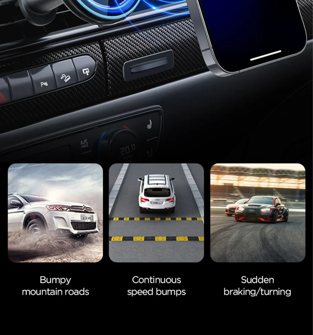 PISEN TP-C70 Qi2 magnetic wireless car charger mount