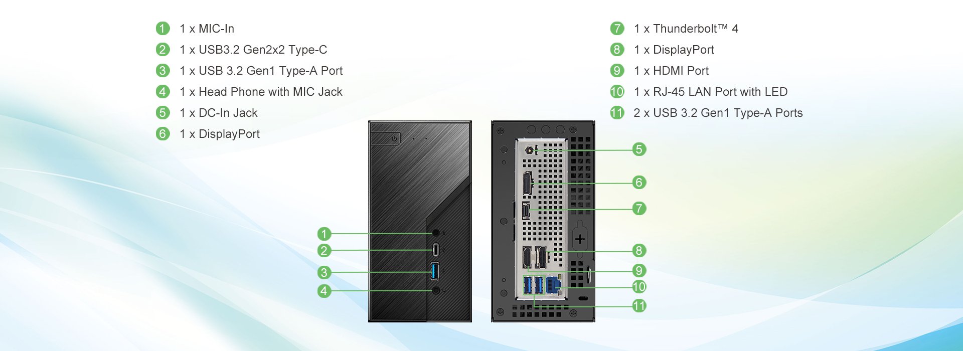 ASRock Deskmini B860W Intel Socket LGA1851 Black Barebone