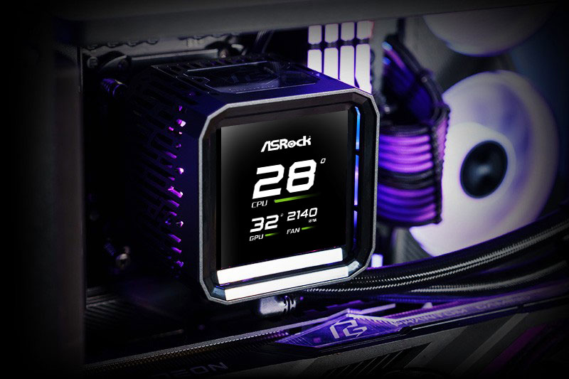 ASRock PHANTOM GAMING 360 LCD AIO Liquid Cooler