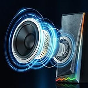 NO Drivers Needed and NO Sound Delay,the computer speaker comes with 3.5mm audio interface which are