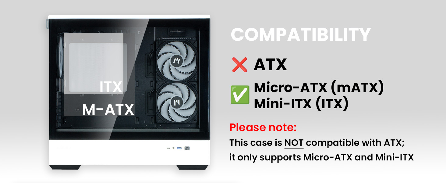 Zalman P30 Premium Panoramic mATX PC Case