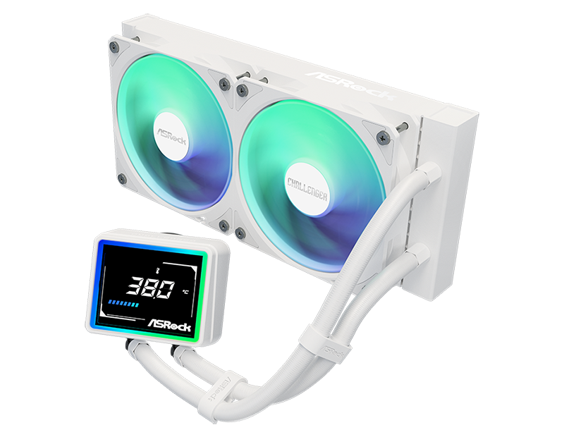ASRock Challenger White 240 Digital AIO Liquid Cooler
