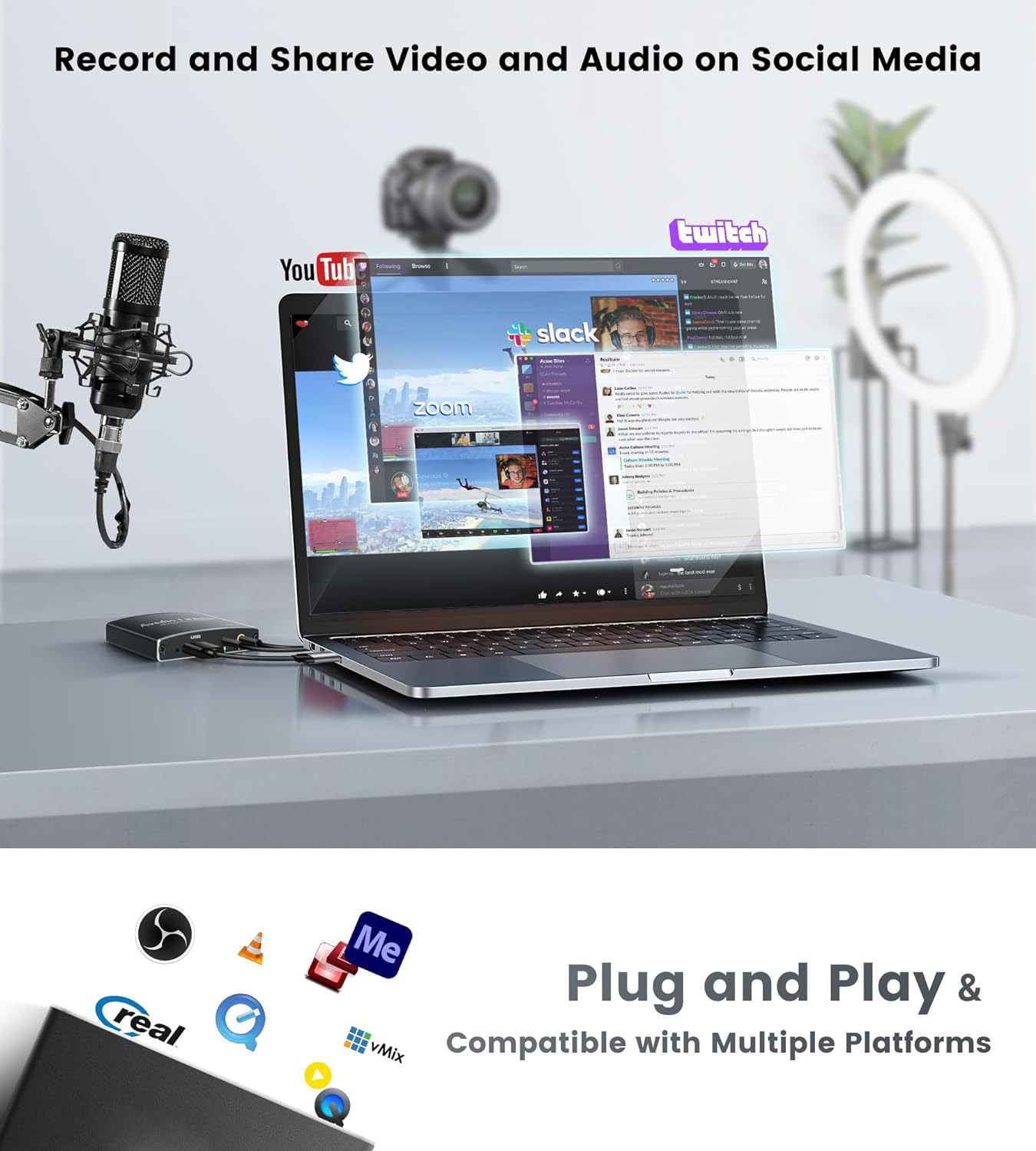 USB 3.0& USB-C Video Capture Card