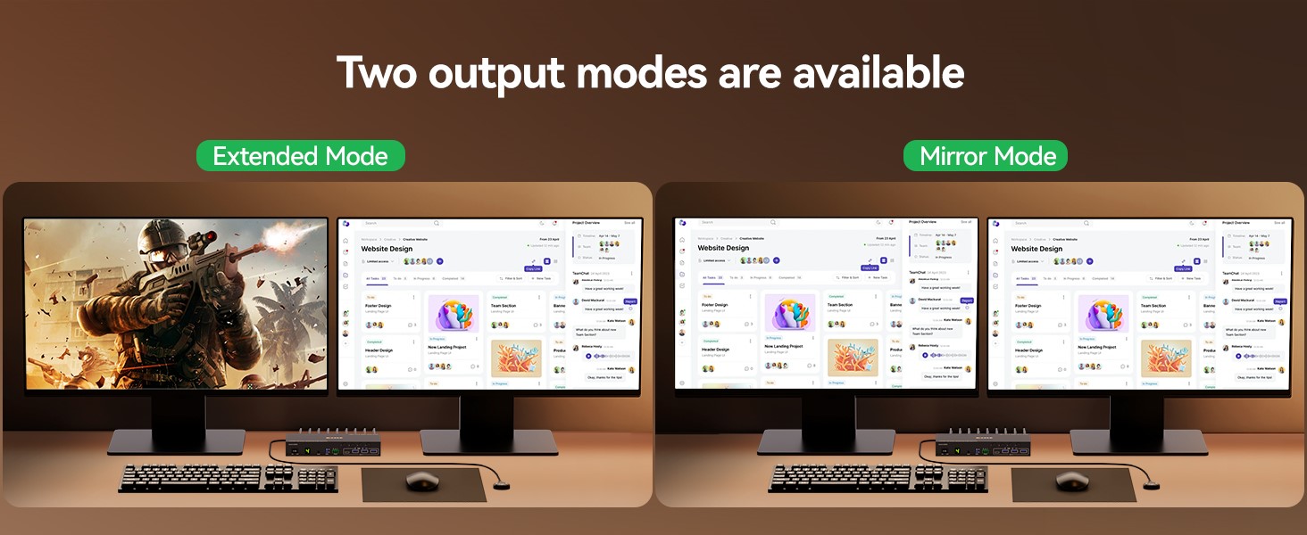 This 4 ports HDMI KVM switch lets you connect 4 hosts (computers, Laptops,PS4/PS5, etc.) simultaneou