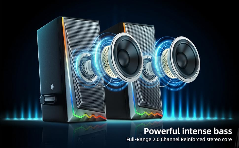 Computer Speakers with 3.5 mm Aux