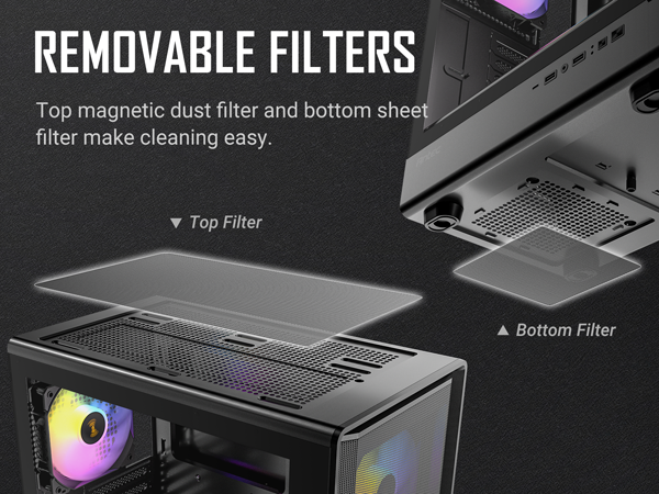 Antec P6 Neo ARGB Mid-Tower ATX PC Case