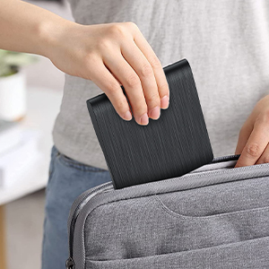 Portable The portable DVD player has a slim and lightweight body, making it an excellent companion f