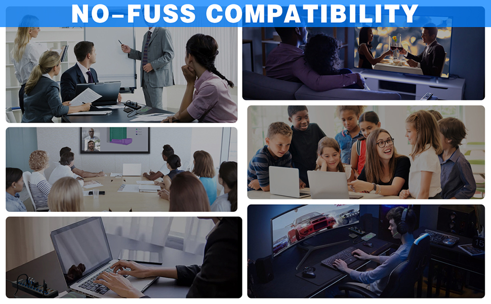 11 Port USB Hub 3.0, Powered USB Splitter Includes 7-Port USB-A Data Transfer with 5Gbps