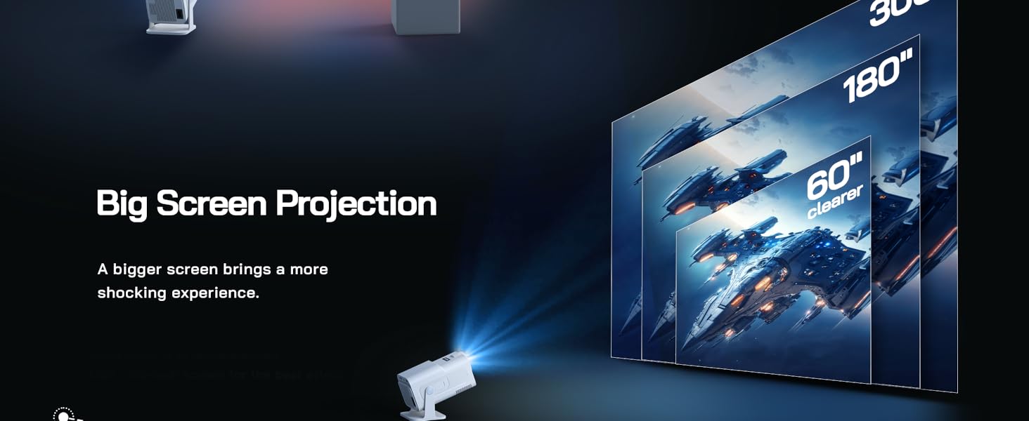 WOLFANG WP03 4K Mini Projector