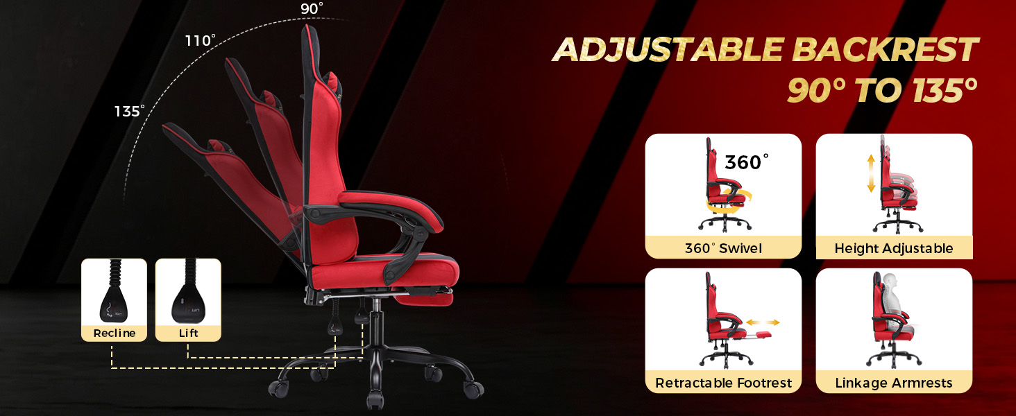 Video Gaming Chair Fabric