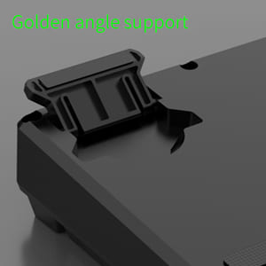Adjustable ergonomic keyboard support angle